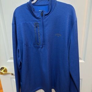 Callaway Men's Zip-Up Sweater in Royal Blue